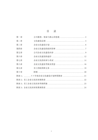 公司企业文化建设的纲要