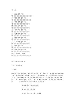 公司会计业务流程