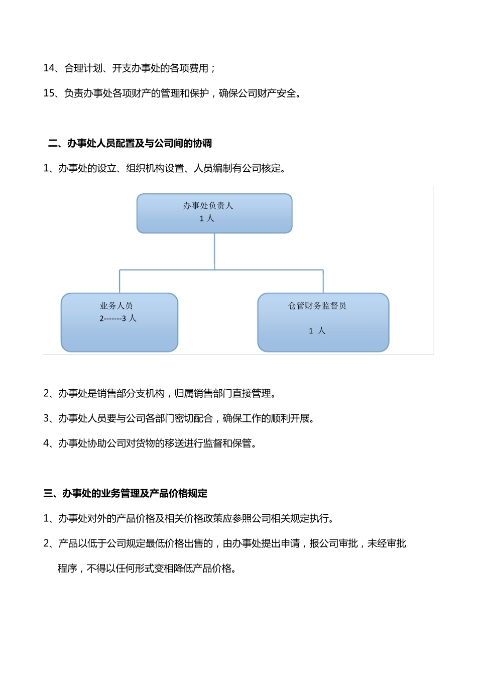 公司办事处管理办法_第2页