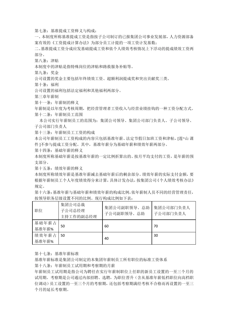 公司员工薪酬管理制度_第2页