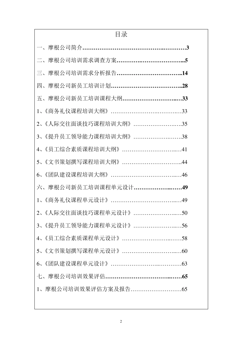 公司培训课程设计方案_第2页