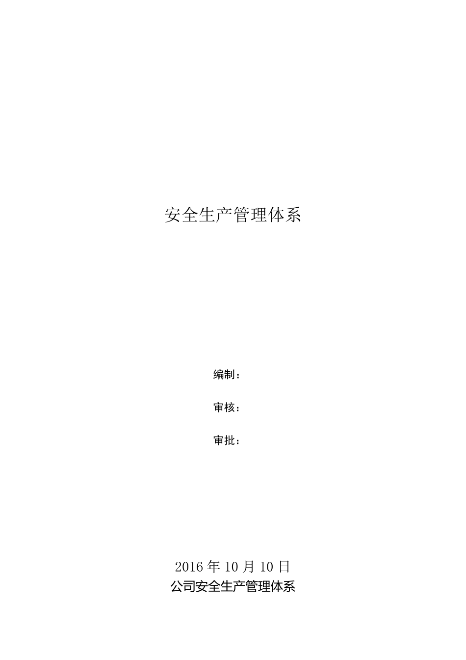 公司安全生产管理体系_第1页