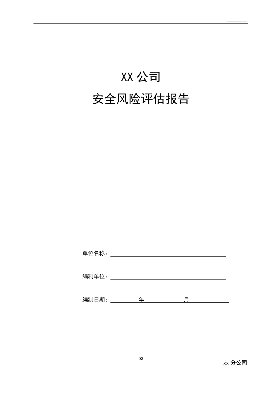 公司安全风险评估报告_第1页