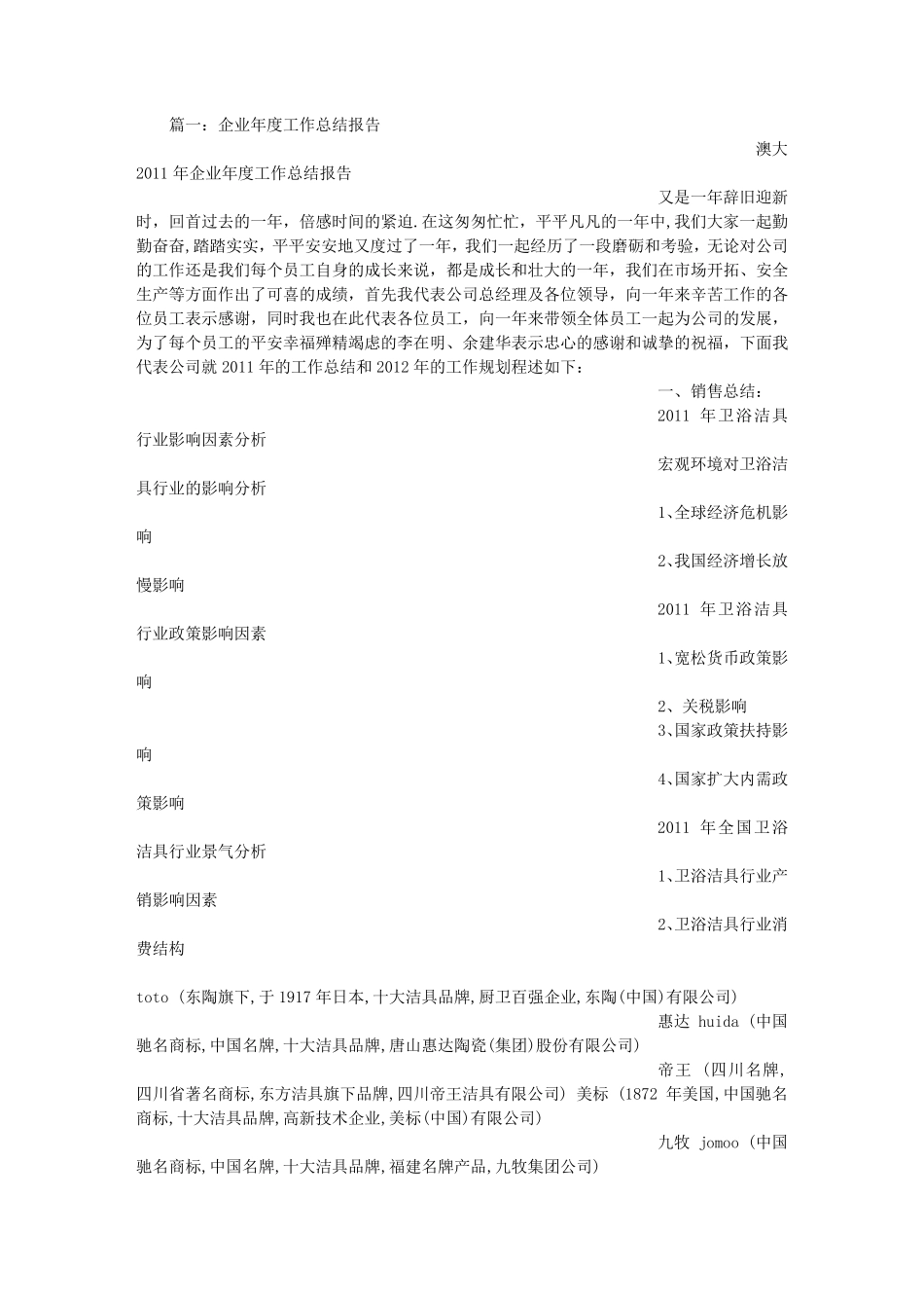公司年度总结报告_第1页