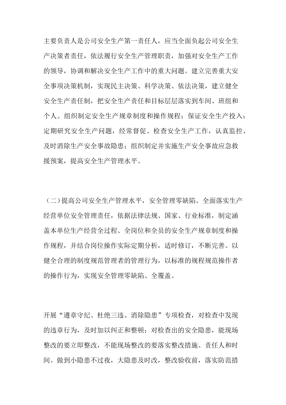 公司开展“零违章零隐患零事故”攻坚行动实施方案_第2页