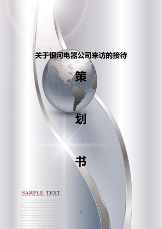 公司接待策划方案