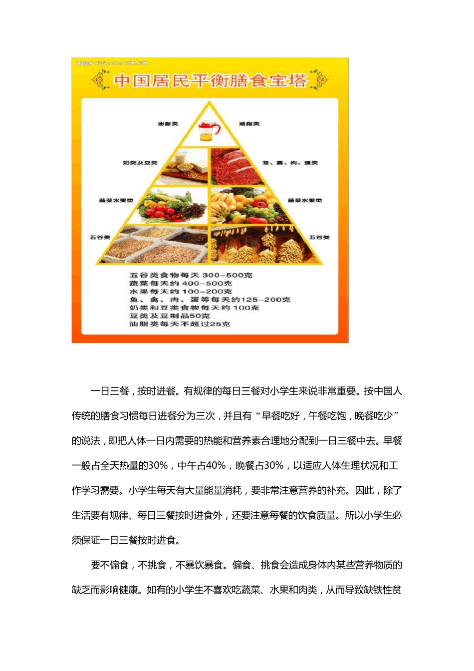 小学生合理饮食_第2页
