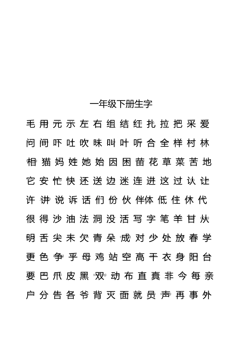 小学生常用汉字_第3页