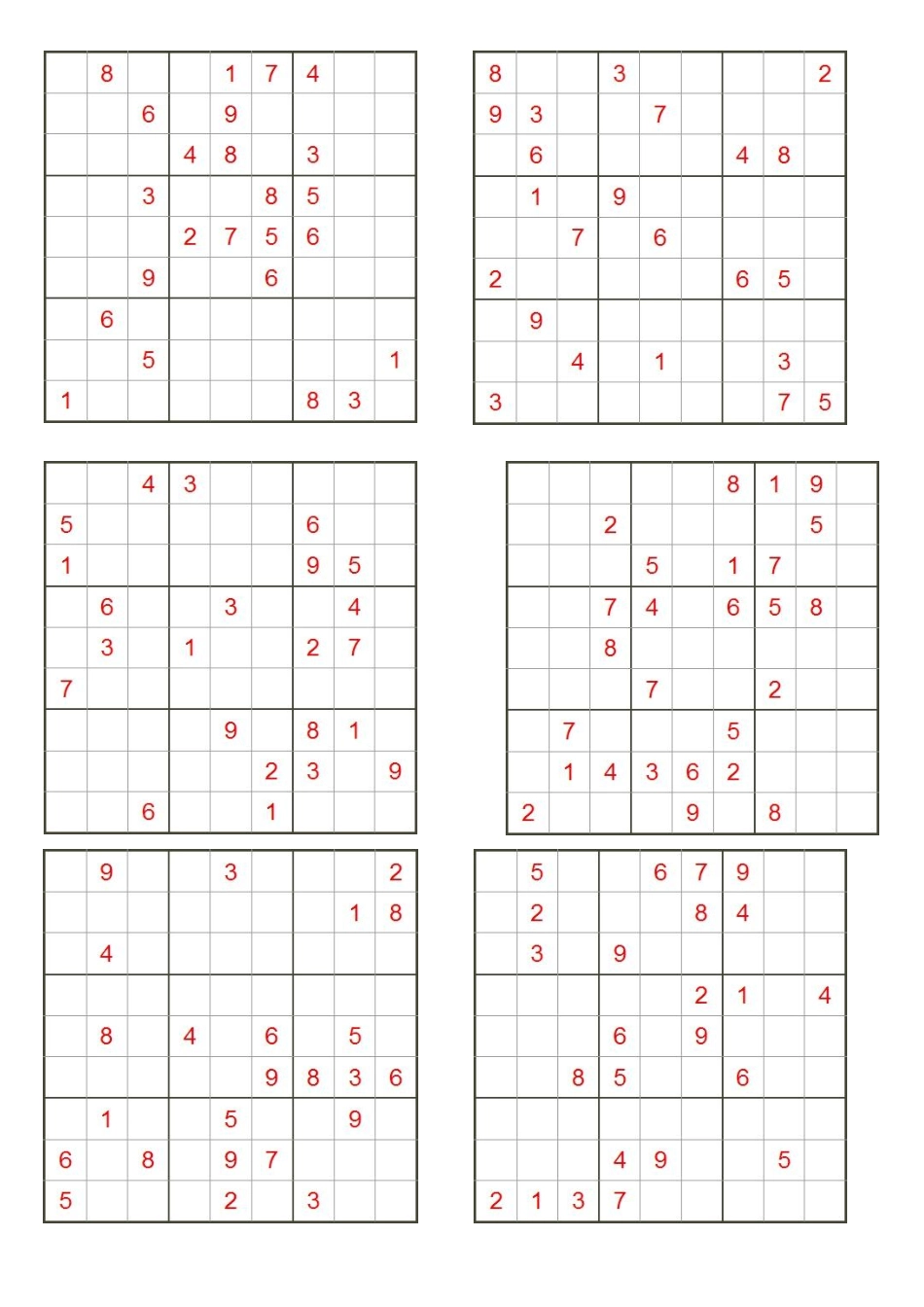 小学生数独9宫格难度_第2页