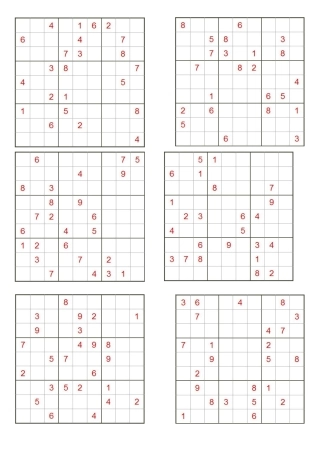 小学生数独9宫格难度