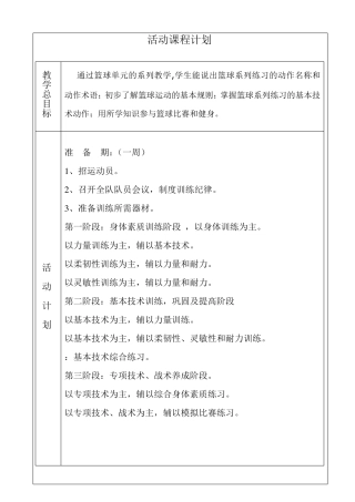 小学生篮球训练