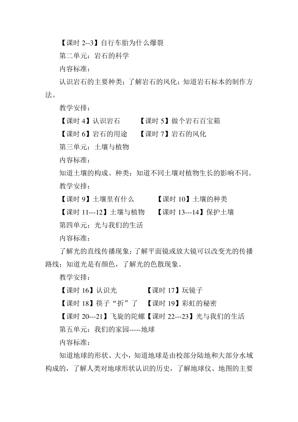 小学科学课程纲要_第3页