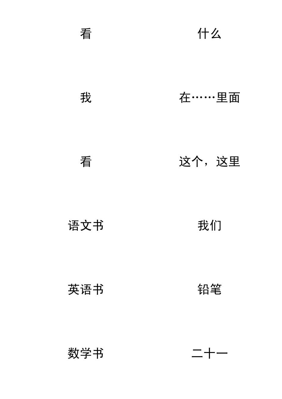 小学英语单词卡片电子版2_第2页