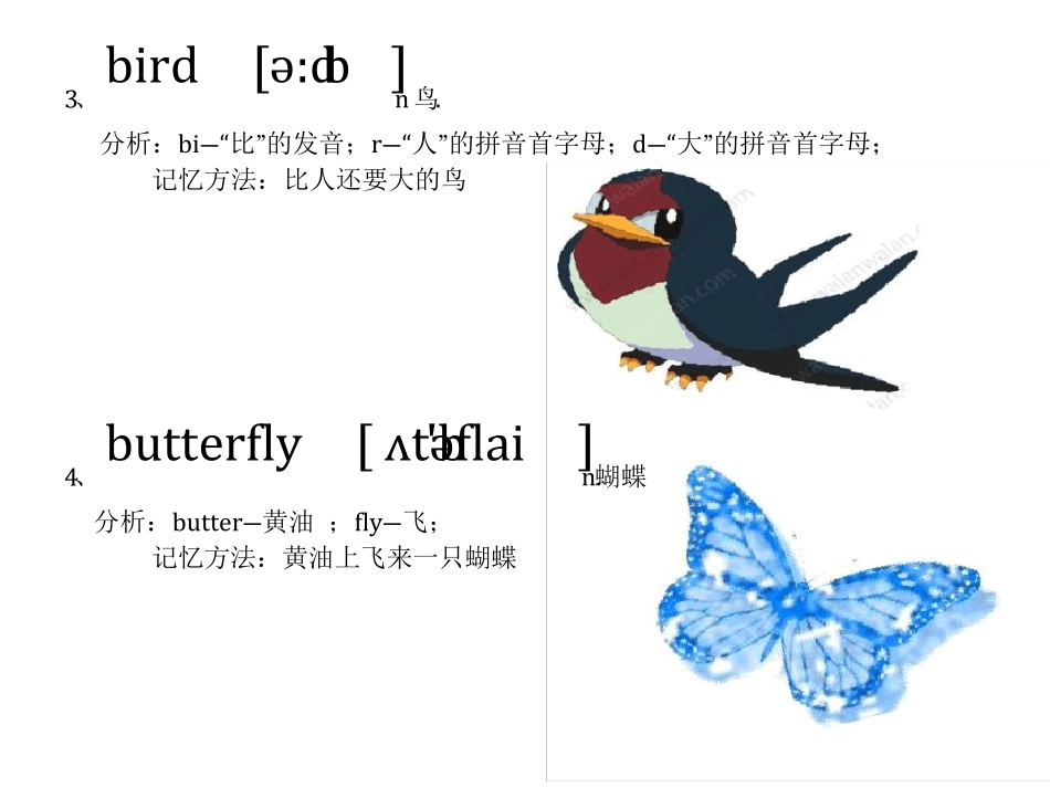 小学英语单词巧记法(图片版)_第3页