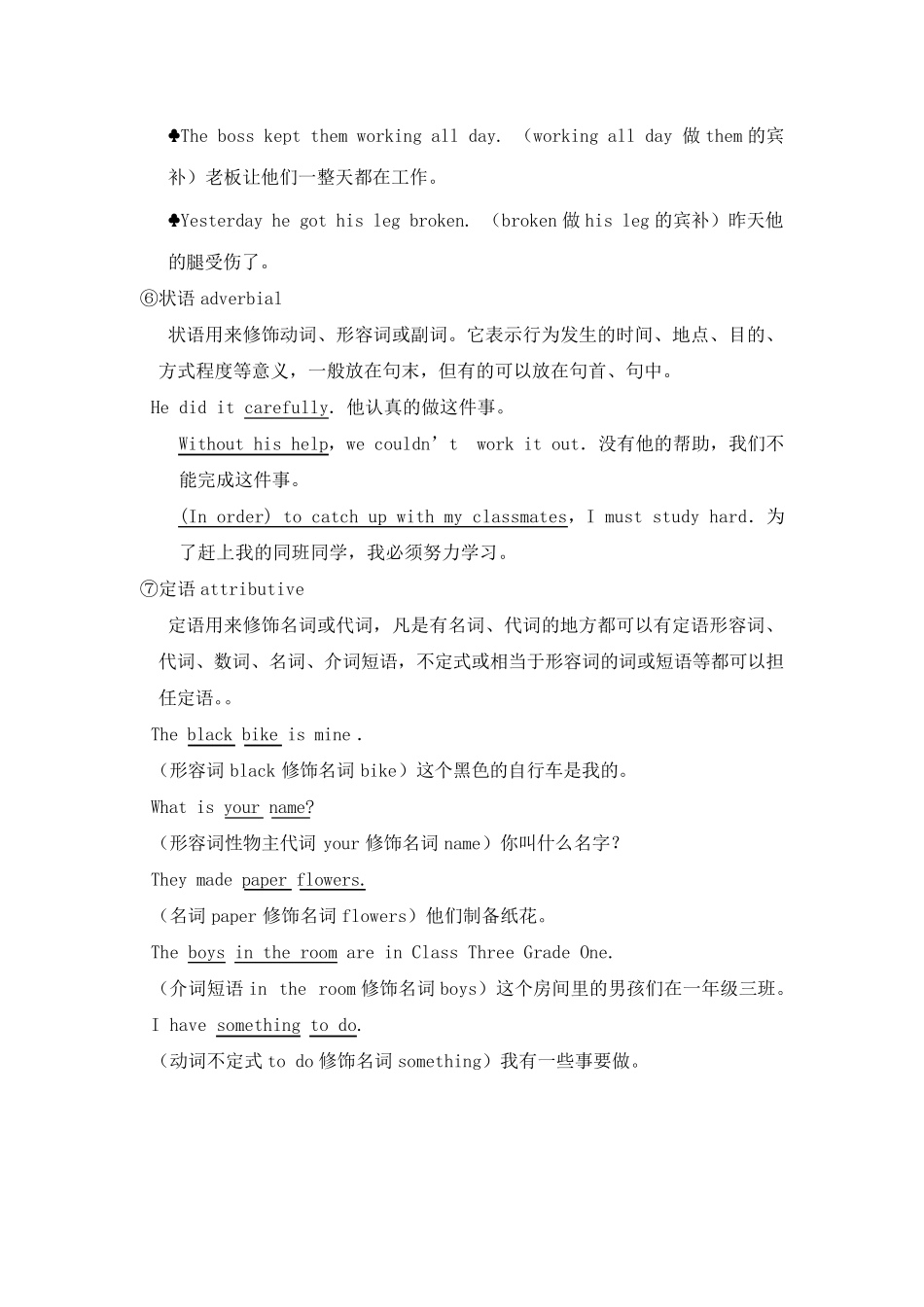 小学英语句子基本结构总结_第3页