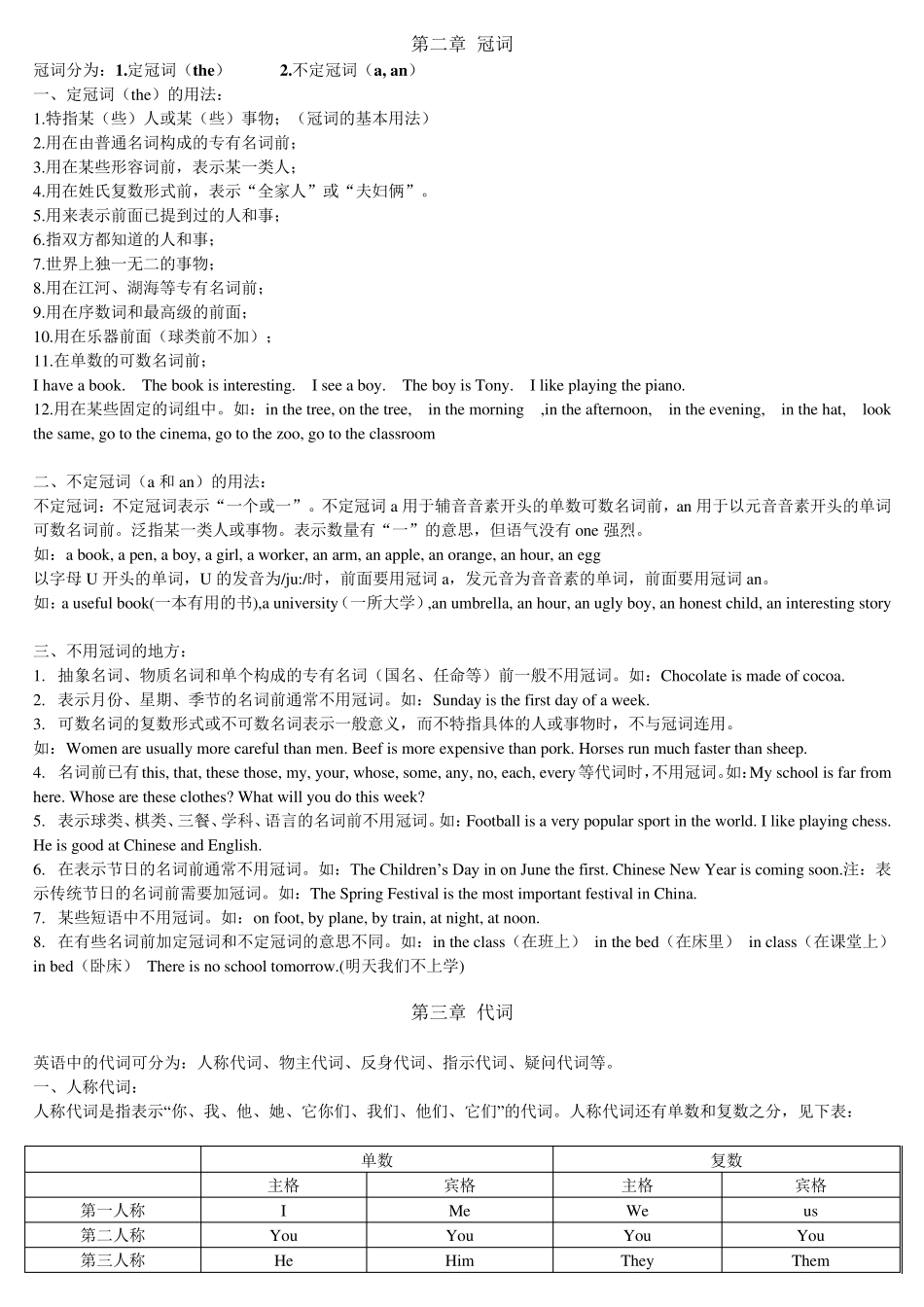 小学英语基础知识汇总_第3页