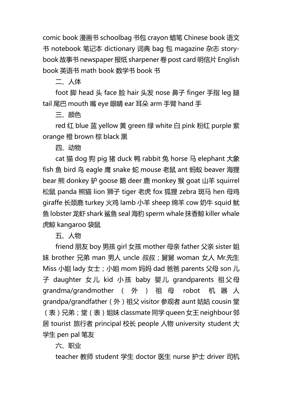 小学英语知识点归纳汇总(超详)_第3页