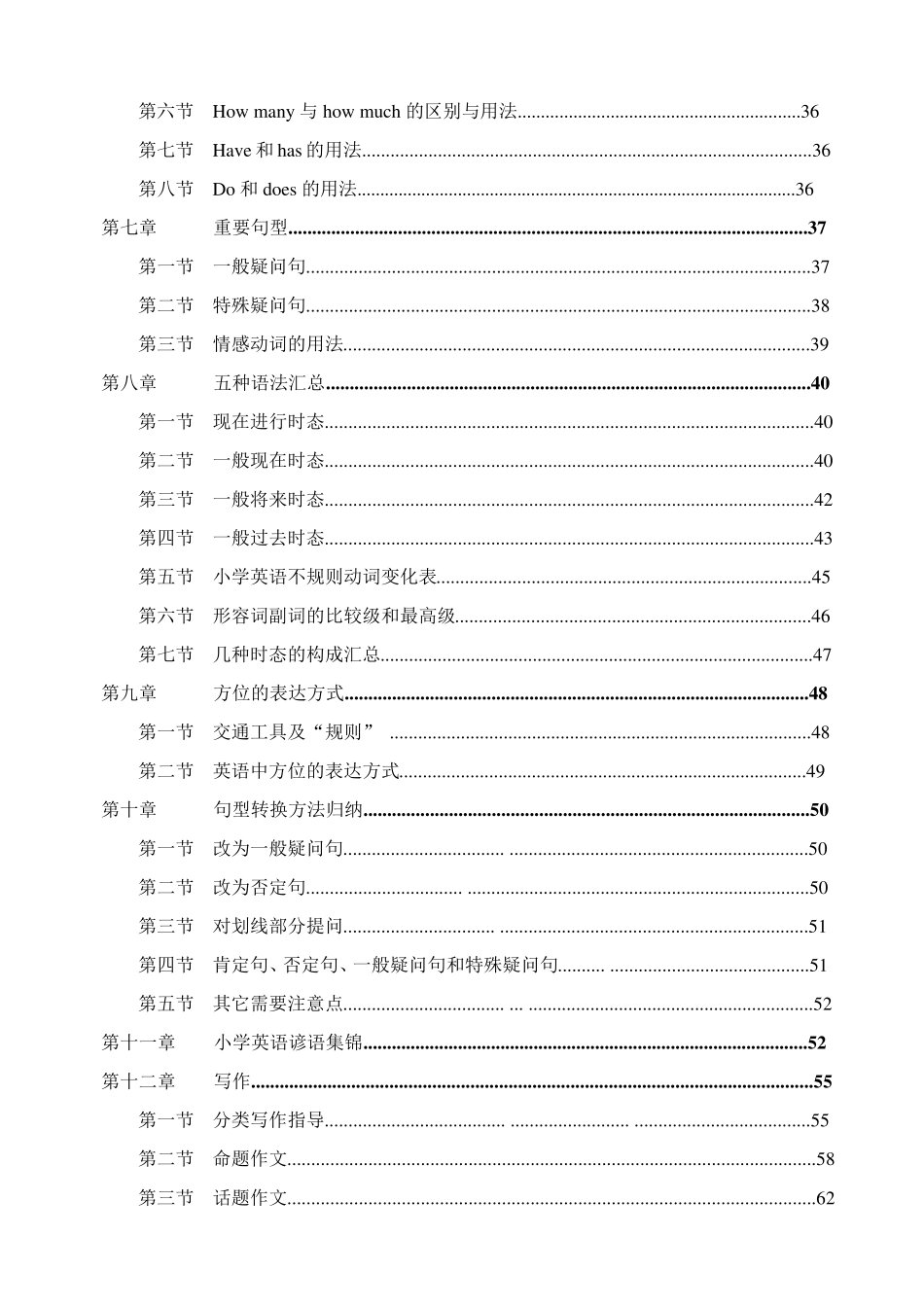 小学英语知识点汇总(超全强烈推荐)_第2页
