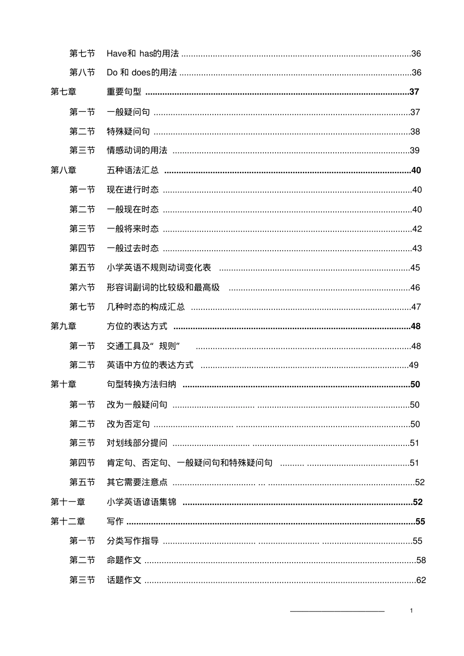 小学英语知识点汇总_第2页