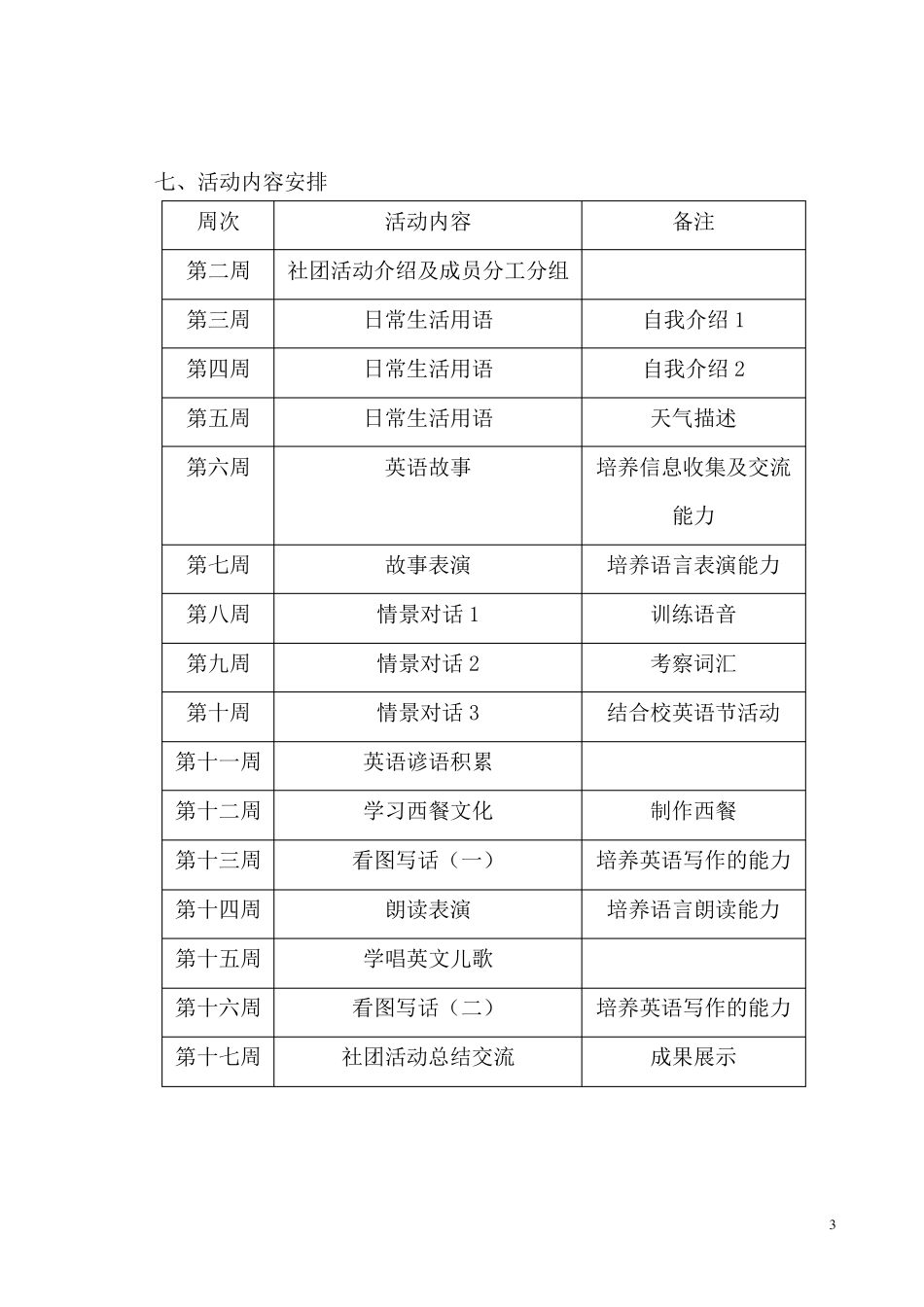 小学英语社团活动计划杨翠琴_第3页