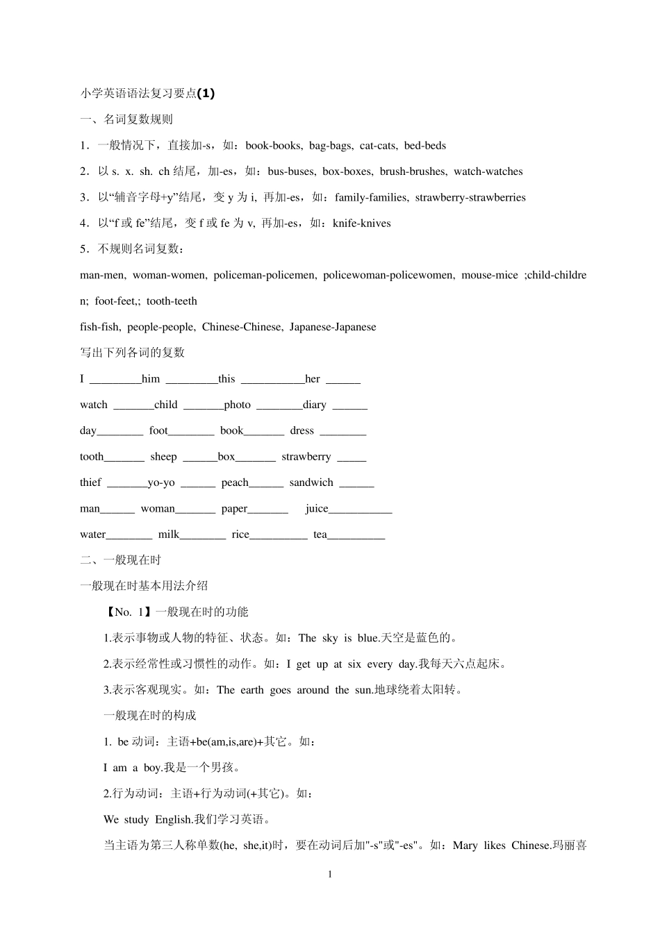 小学英语语法_第1页
