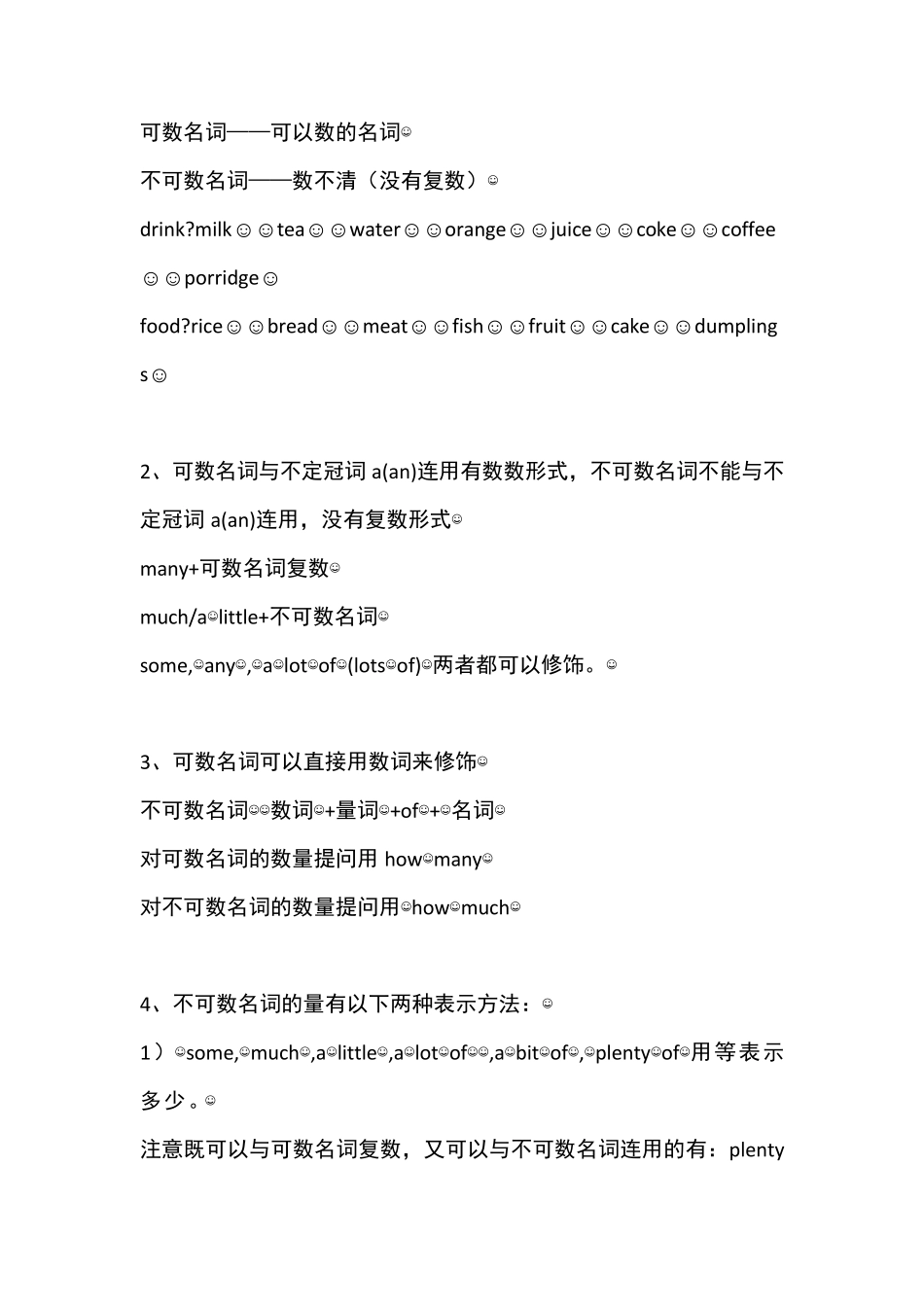 小学英语语法总结大全[免费下载]_第2页