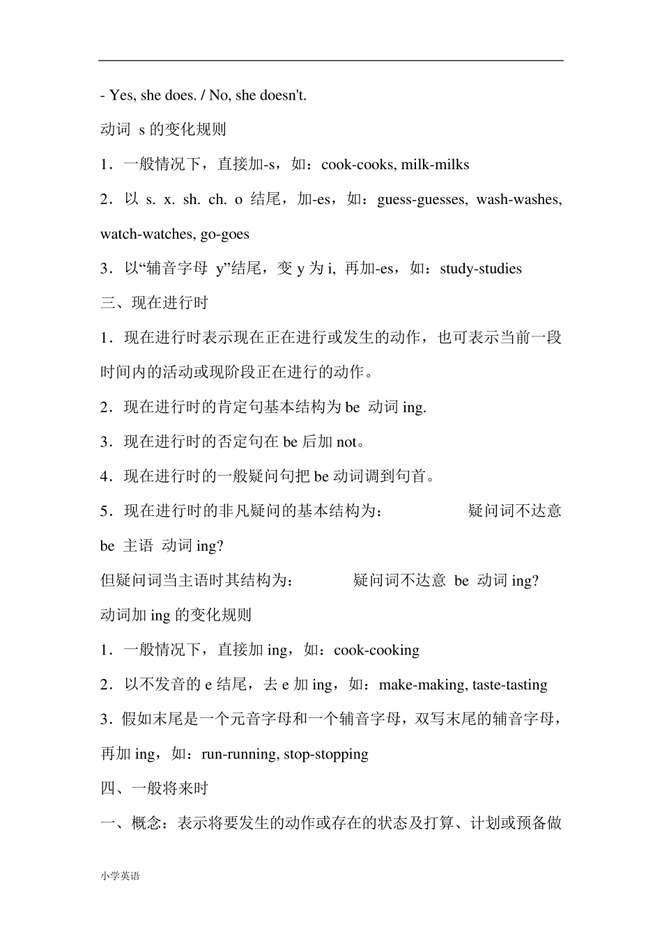 小学英语语法知识点归纳_第3页