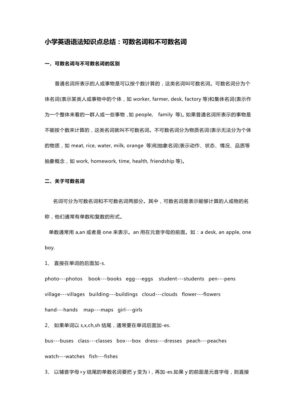 小学英语语法知识点总结_第1页