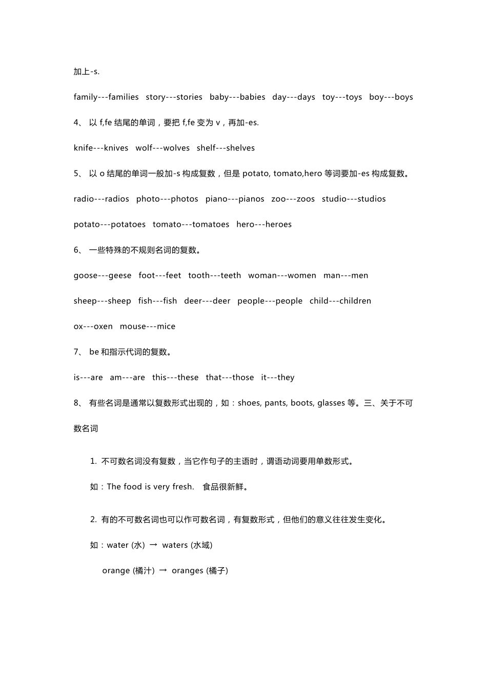 小学英语语法知识点总结_第2页