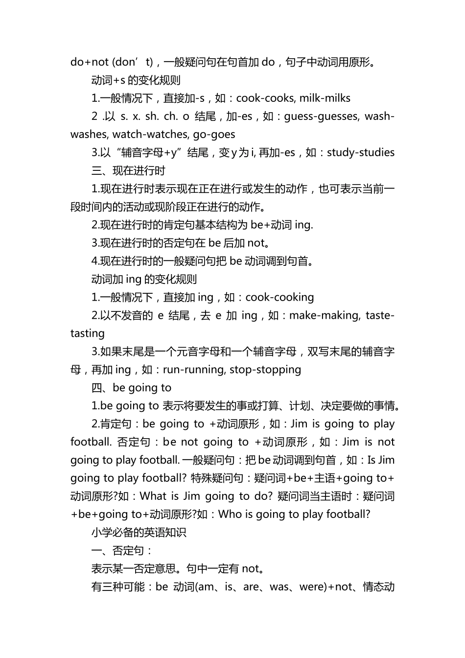 小学英语重点知识点总结_第2页