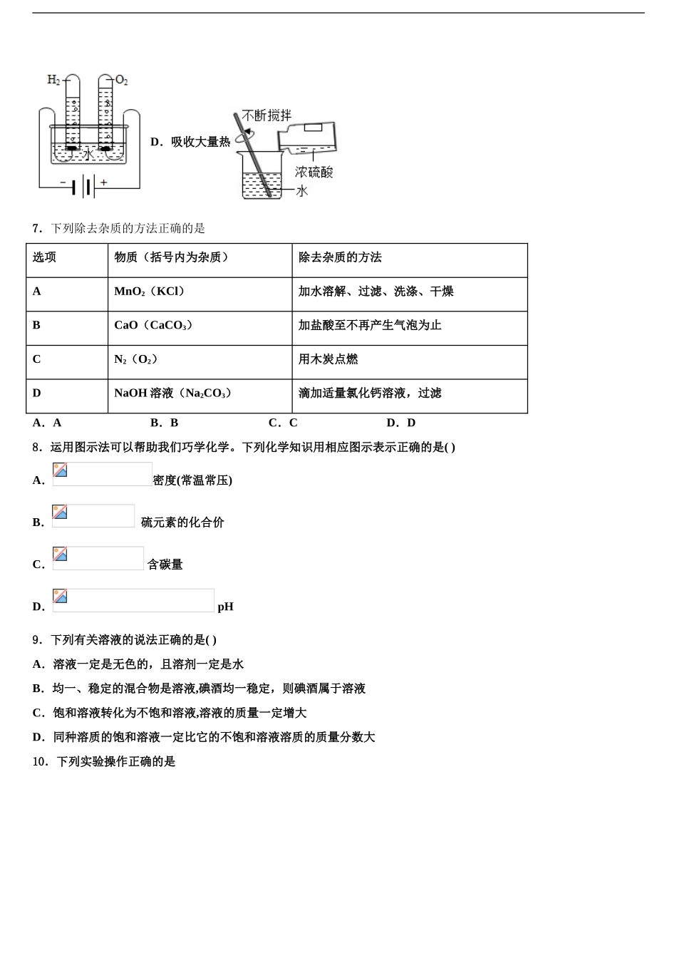 2024年河北唐山市龙华中学中考五模化学试题含解析_第2页