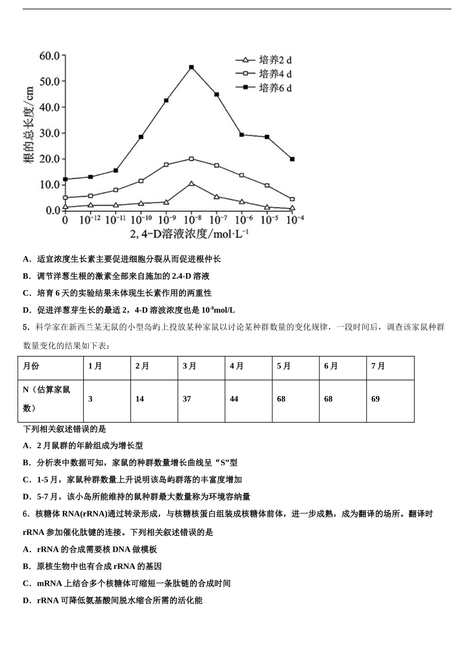 2024年河北省保定市博野中学高考考前提分生物仿真卷含解析_第2页