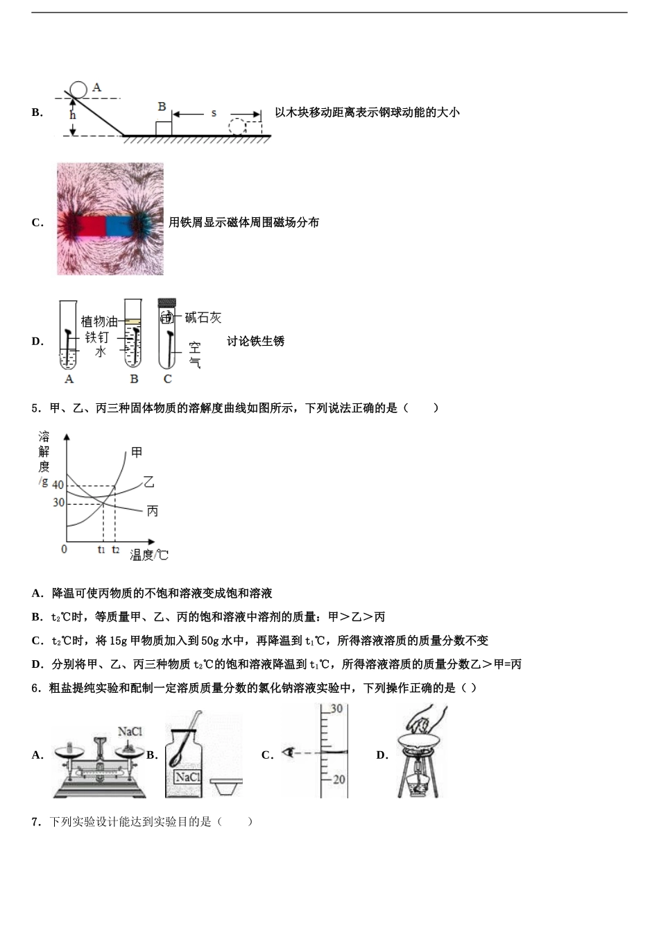 2024年河北省石家庄市新华区中考化学模试卷含解析_第2页
