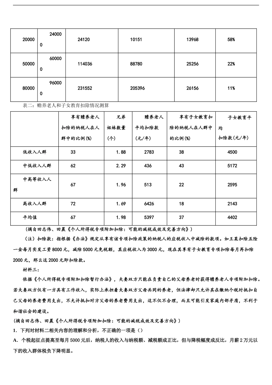 2024年河北省邢台市捷径高三第三次模拟考试语文试卷含解析_第2页