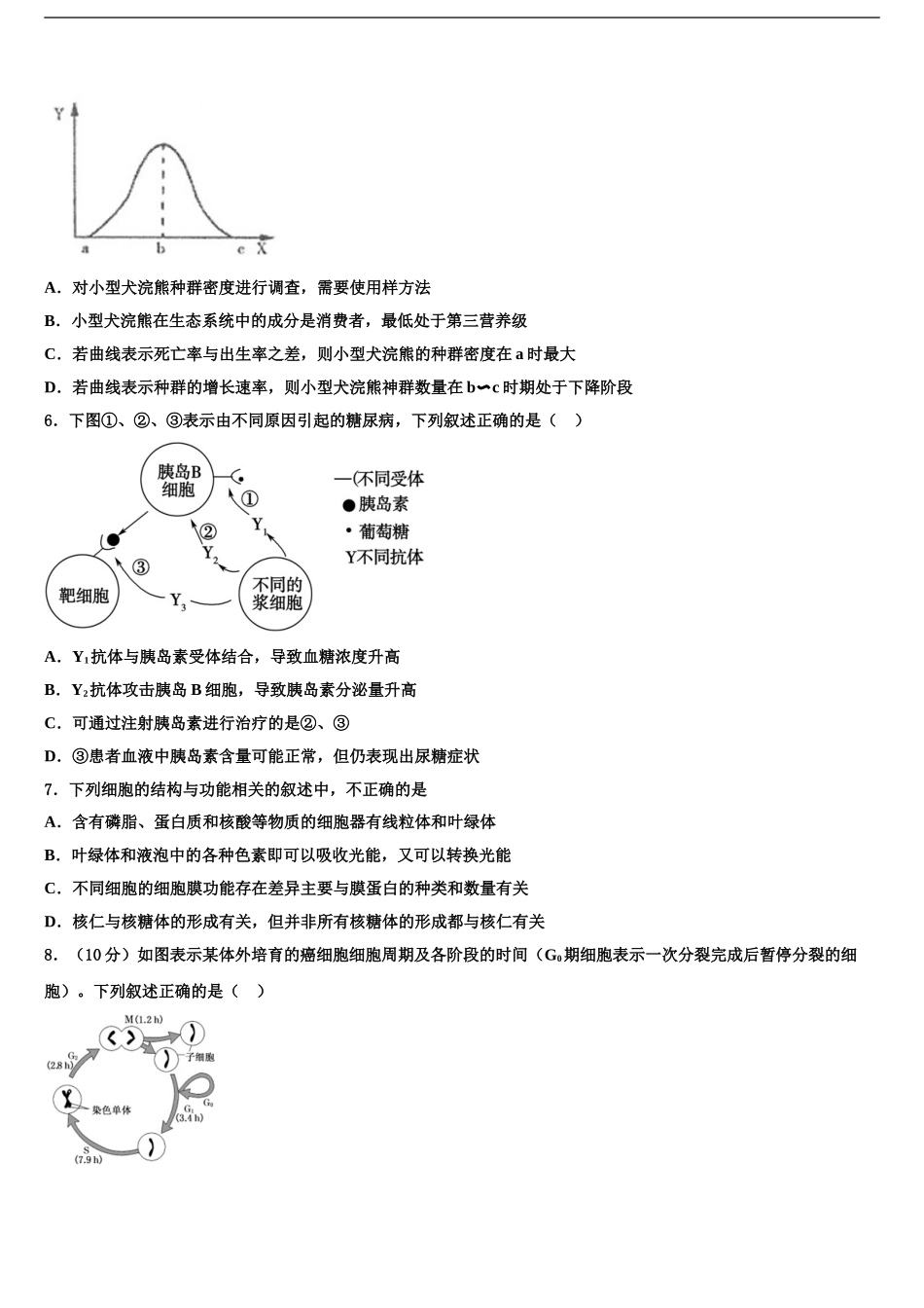 2024年河南省唐河一中高考压轴卷生物试卷含解析_第2页