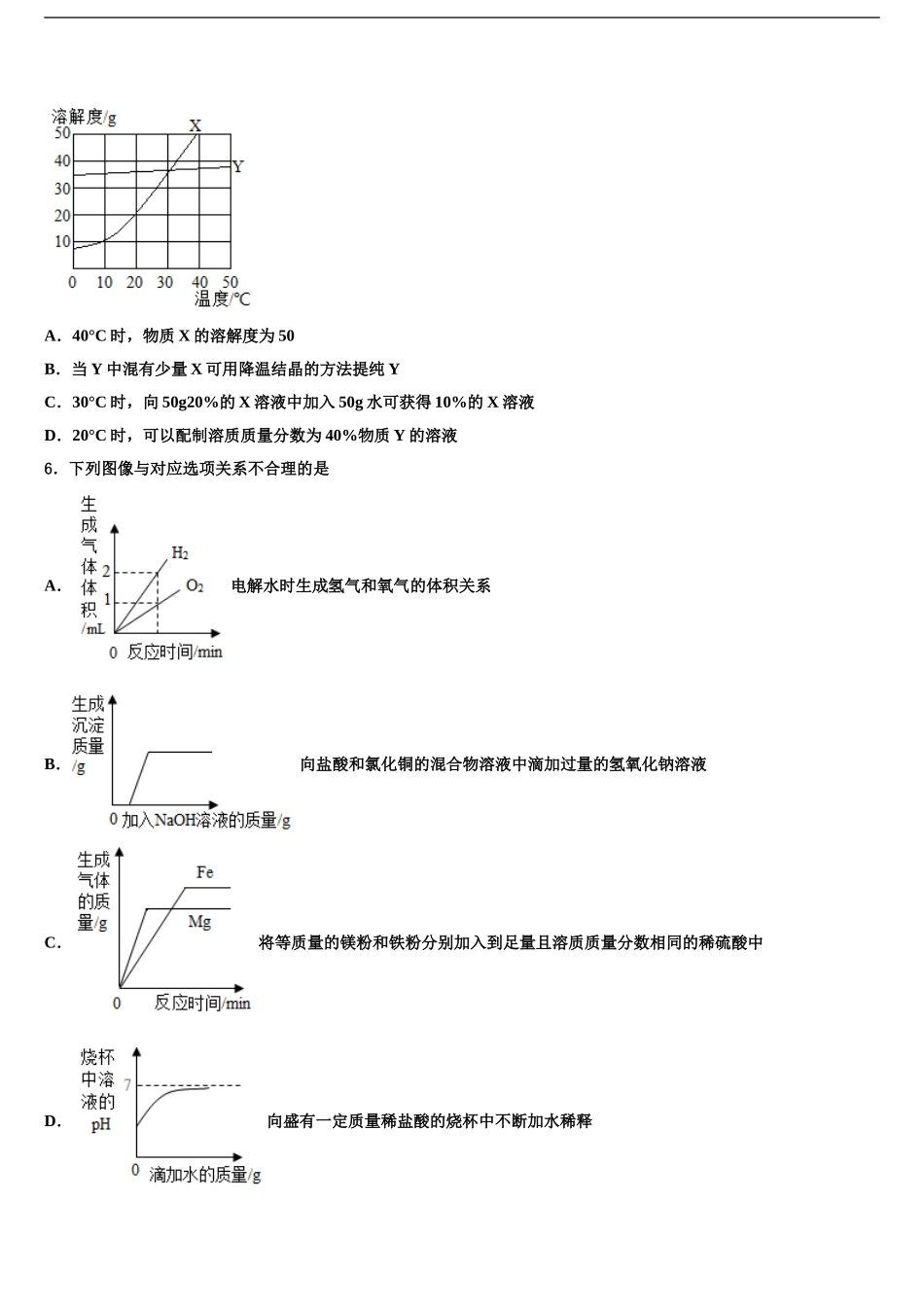 2024年河南省洛阳市涧西区东升二中学中考化学猜题卷含解析_第2页