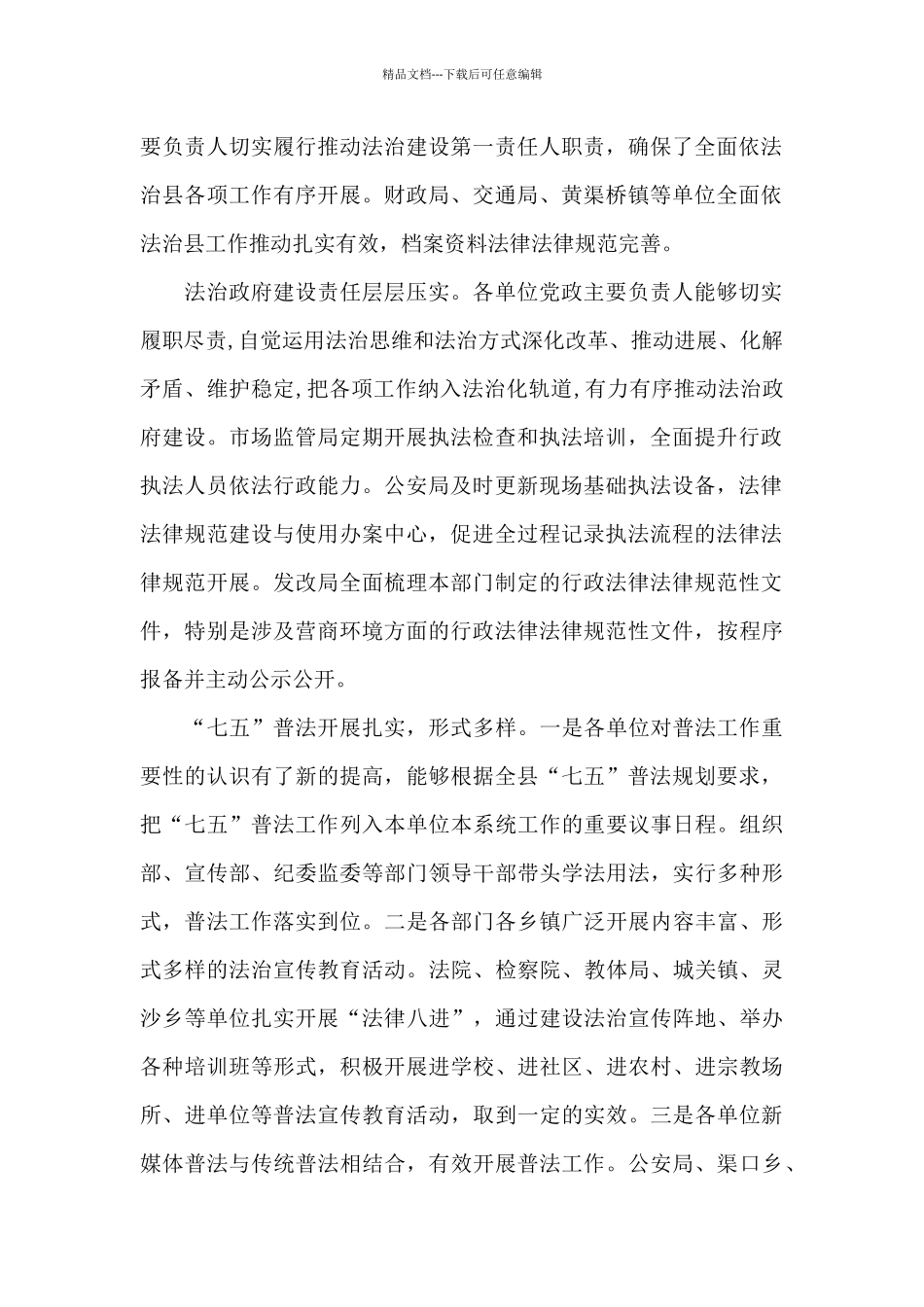 2024年法治建设工作总结_第2页