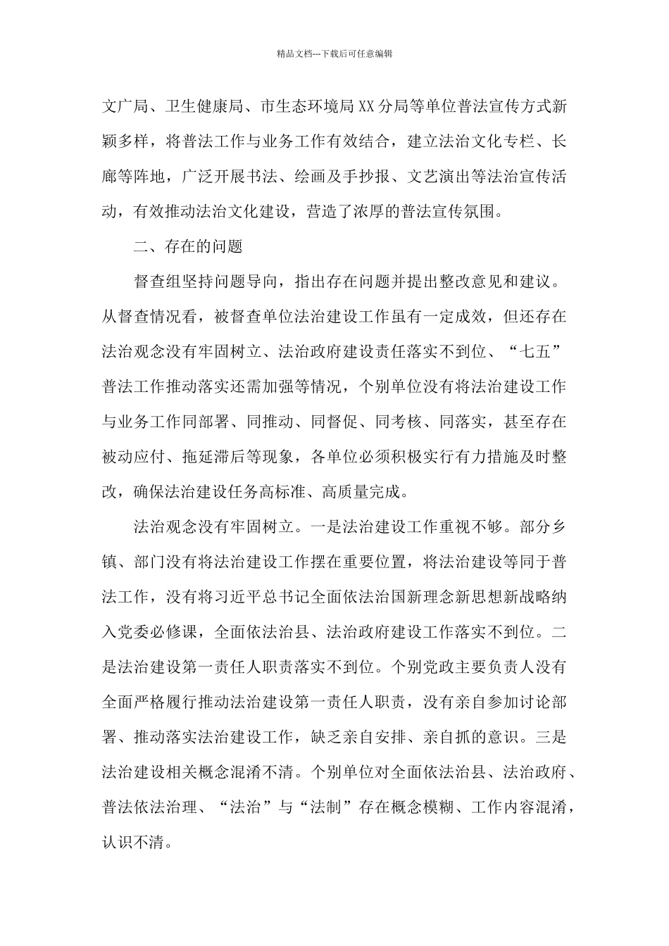 2024年法治建设工作总结_第3页