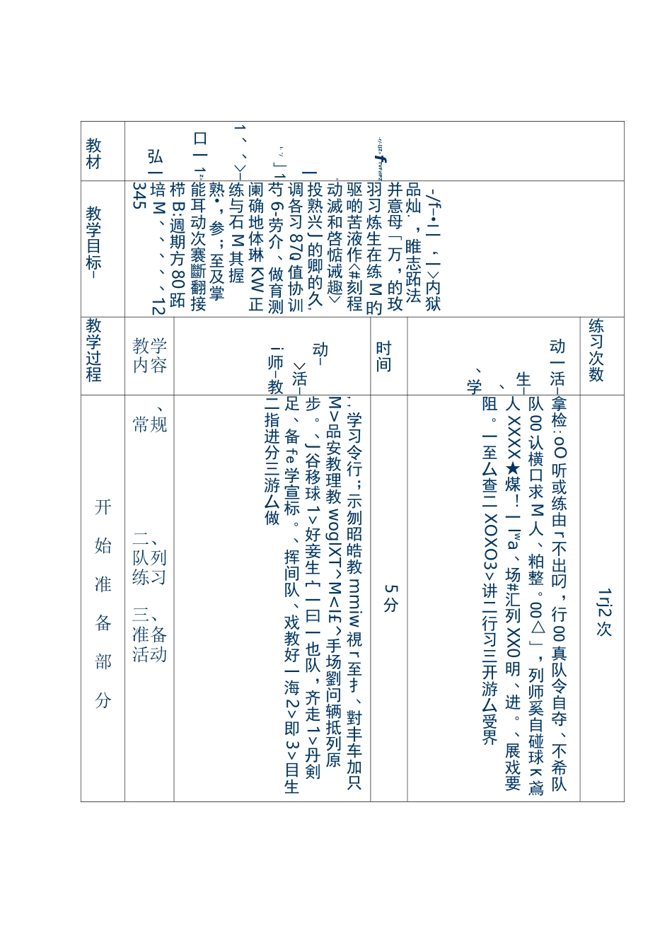 【教案全集】初中体育课教案全集_第1页