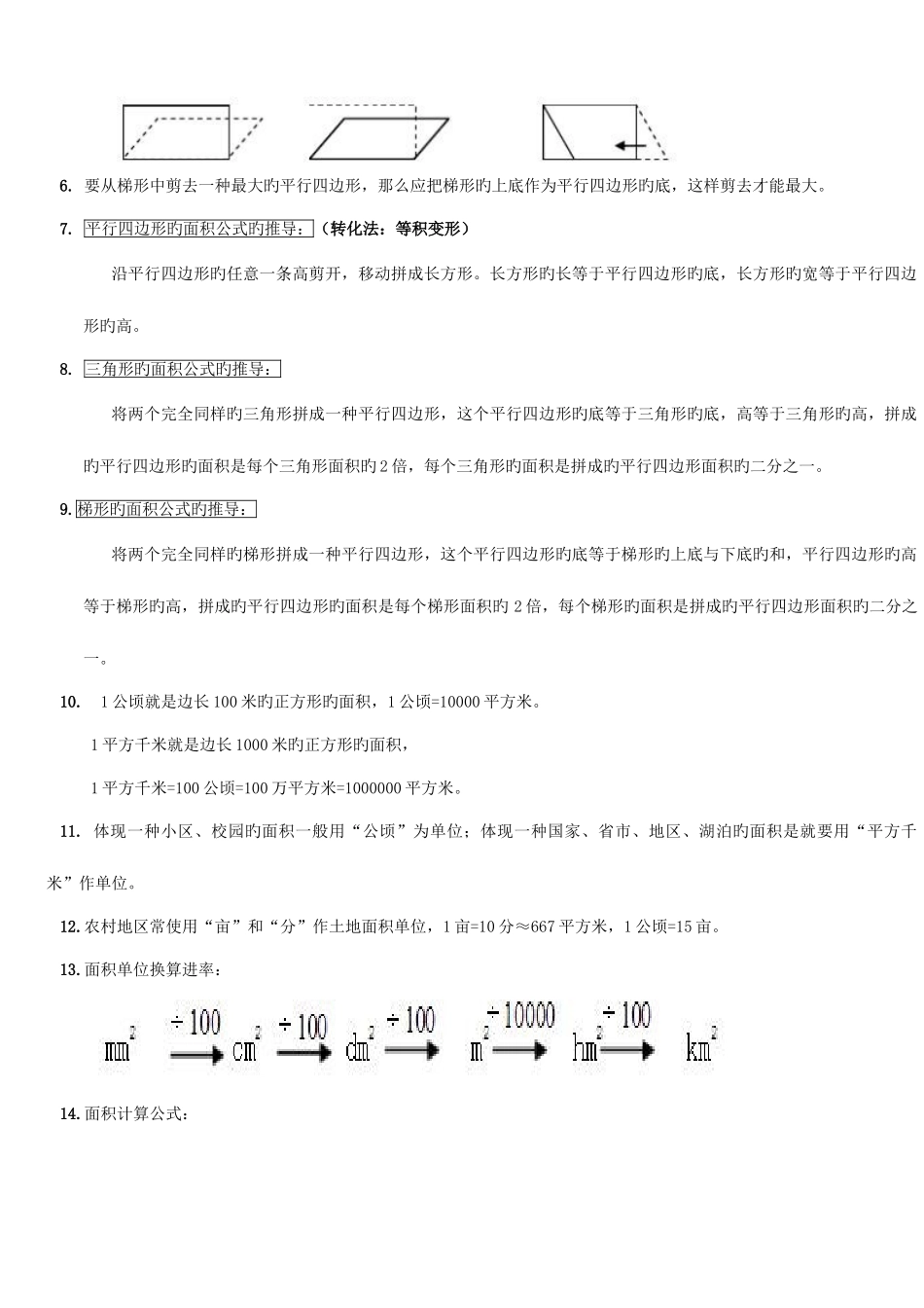 2025年新版苏教版五年级上册数学知识点总结_第2页