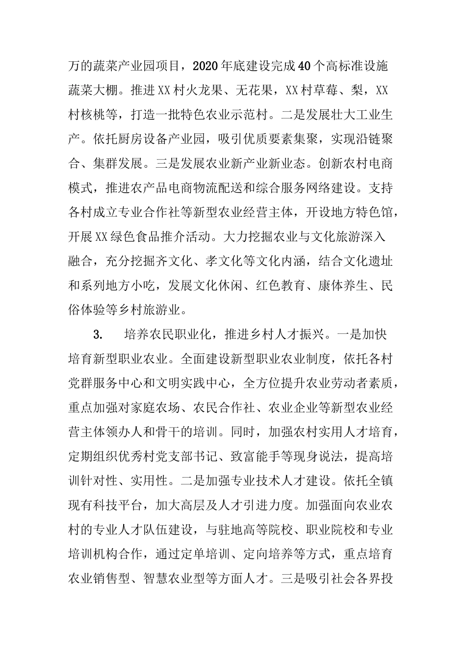 乡村振兴工作实施方案_第3页