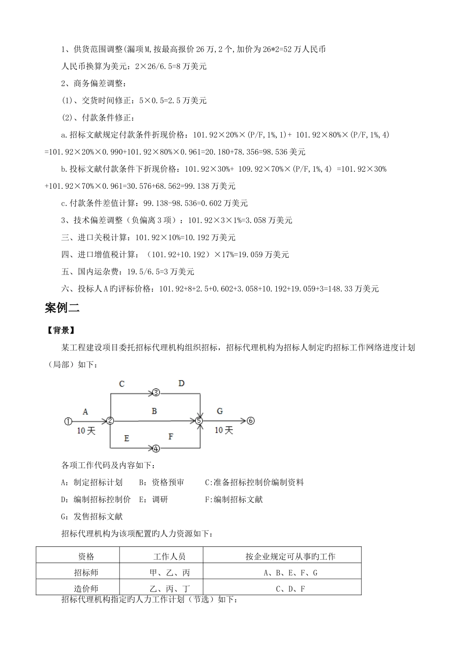 2025年案例分析招标师考试真题_第2页