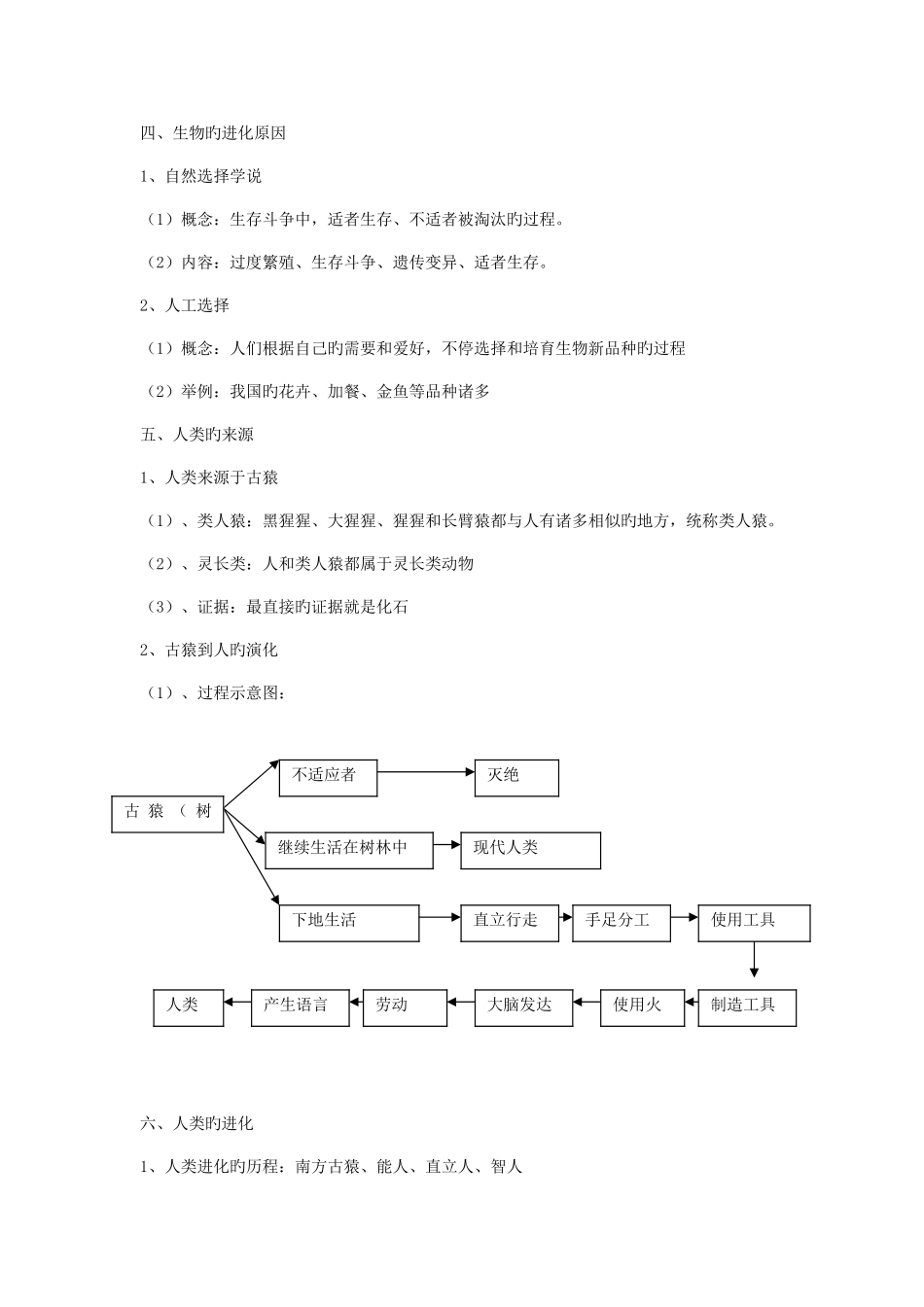 2025年济南版八年级生物下册知识点_第3页