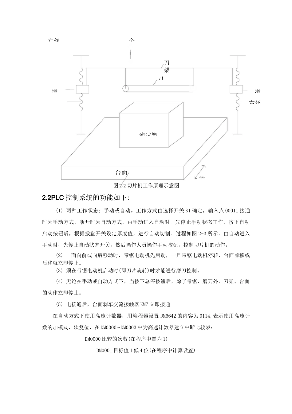 机电控制与可编程序控制器课程设计.._第3页
