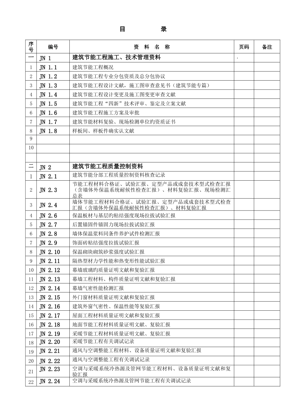 2025年建筑节能工程施工质量验收资料全套表格_第2页