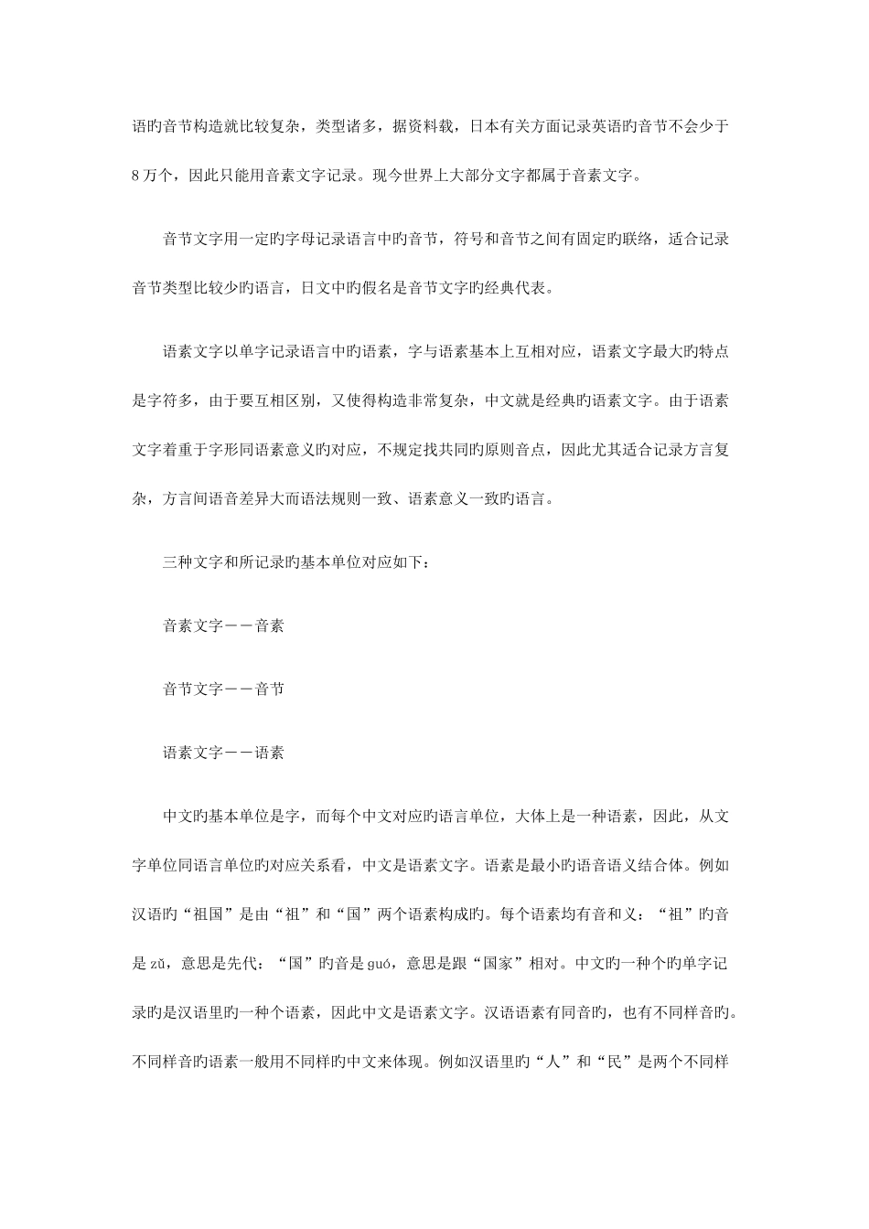 2025年自考汉字学概论复习资料_第3页