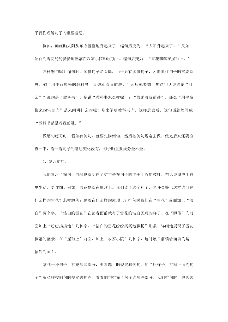 2025年小升初语文毕业专项复习教案_第2页
