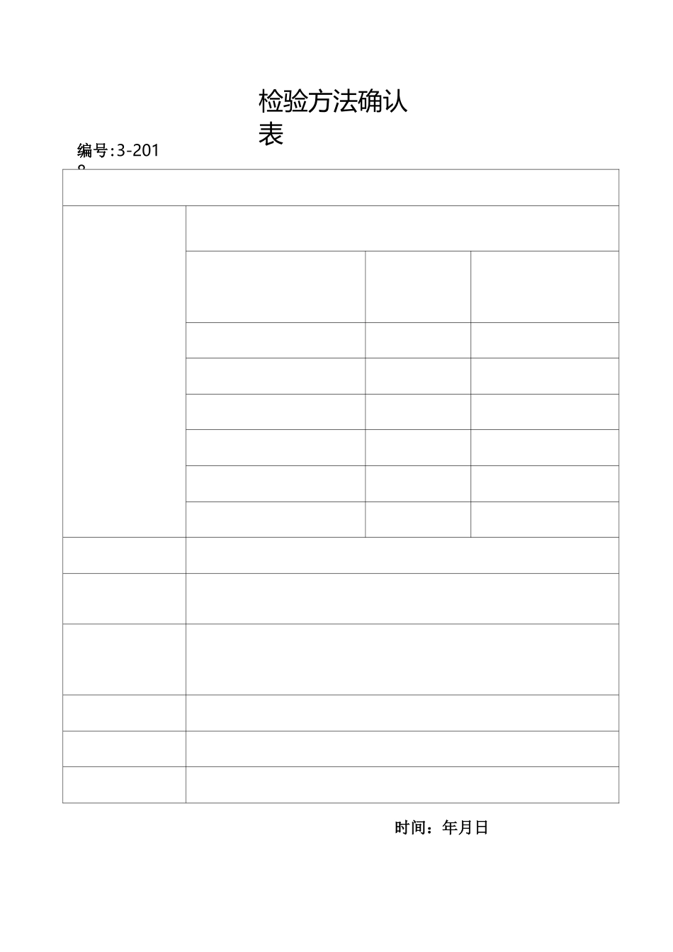 检验方法确认表_第3页