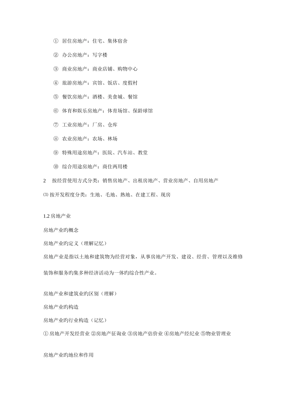 2025年房地产法规考试知识要点_第2页
