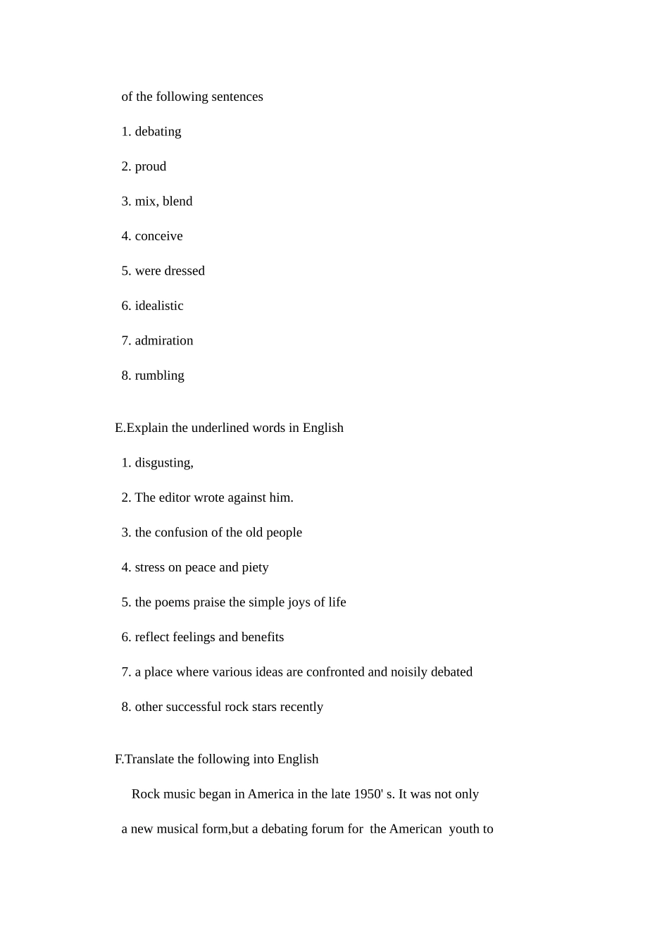 2025年自考高级英语上下全册课后答案_第3页